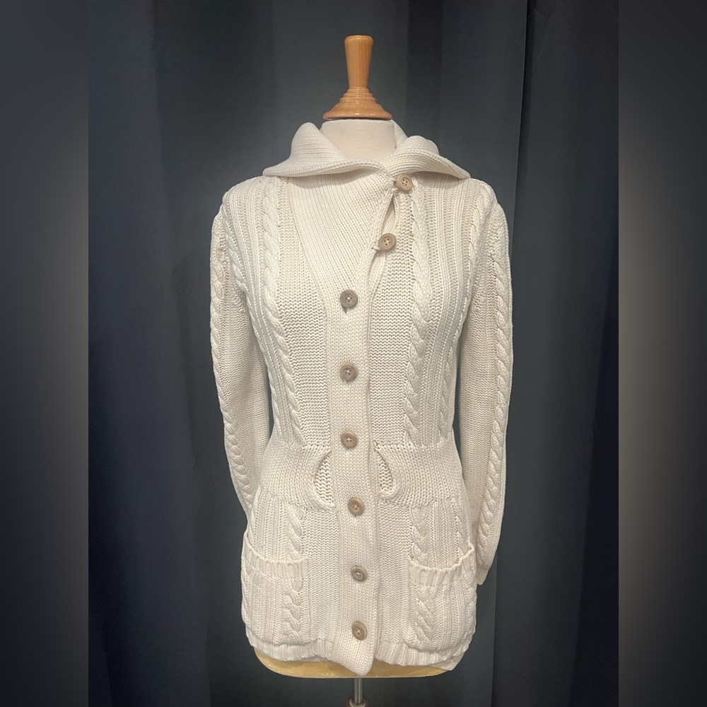 Women’s Vintage Size S‎ Carol Cohen For Braeian Knitted Hooded Sweater.